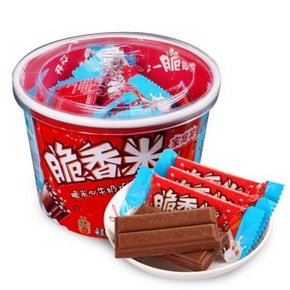 华北# 脆香米 脆米心牛奶巧克力碗装216g 11.9元(19.9，99-40)