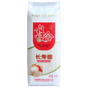 想念面条  长寿挂面1000g 折5元(9.9，买1送1)