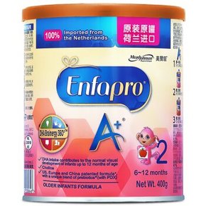 Enfamil 美赞臣 奶粉 安婴宝A+ 2段 婴儿奶粉400g  68元