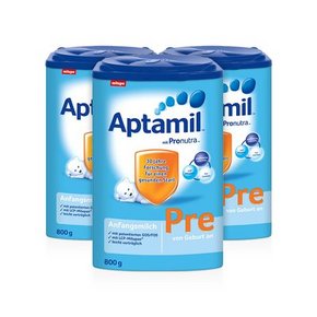 Aptamil 德国爱他美 婴儿奶粉 Pre段 800g*3罐装 365元包邮(385-20券)