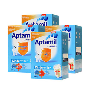 Aptamil 爱他美 婴儿配方奶粉1+段12M+600g*4盒 429元包邮