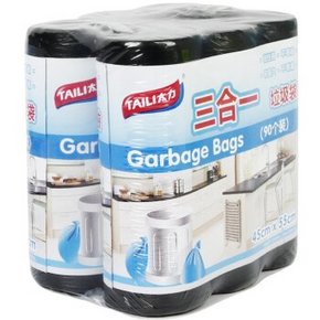 TAILI 太力 六合一点断式垃圾袋x6卷  8元(23元，40-30)