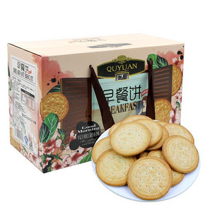 趣园 早餐饼干800gx2件 29.9元(19.9元，2件5折)