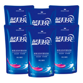 蓝月亮 洗衣液补充套装 1kgx6袋+维达纸10卷 102.4元(202.4-100)
