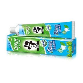 DARLIE 黑人 茶倍健牙膏 龙井薄荷 140g  9.9元