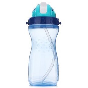 bobo 乐儿宝 学生防漏吸管水壶带背带 480ml 29元