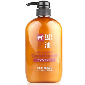 Horse oil 熊野油脂 马油护发素600ml 折29.9元(39.9，199-50)