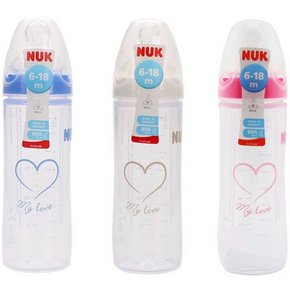 NUK FirstChoice 多色PP奶瓶 250ML 6-18个月 55元