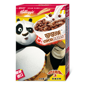 Kellogg’s 家乐氏 功夫熊猫版 即食可可球 170g 9.9元