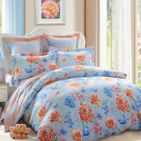 LOVO 罗莱家纺 全棉斜纹双人四件套 1.8米床 199元包邮