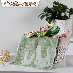 水星家纺 丝滑卡通面巾 25*50cm 4.9元包邮(9.9-5券)