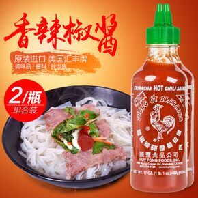 美国进口 汇丰牌 红公鸡 拉差香甜辣酱482g*2瓶 29.9元包邮(69.9-40券)