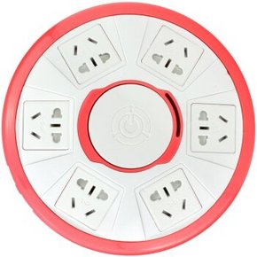 TOP 突破 TOP5C 6位炫彩系列防过载总控插座 3米 39.2元(49，3件8折)