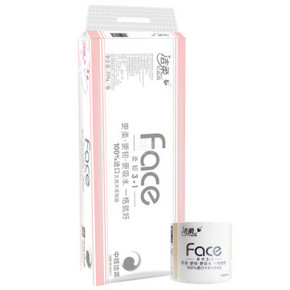 华东西南华北西北# 洁柔 面子柔韧系列4层204g*6提 103.4元(203.4-100)