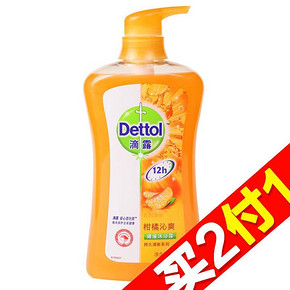 Dettol 滴露 自然清新沐浴露 650g*2瓶 33.8元