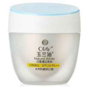 拼单好价# Olay 玉兰油 水养防晒美白霜 50g 折22元(双重优惠)
