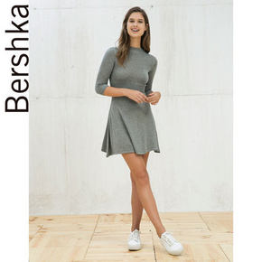 Bershka 女士七分袖针织连衣裙 多色可选 107元包邮