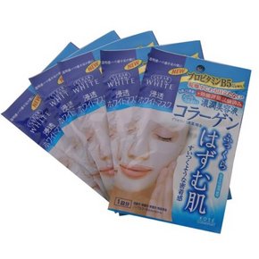 日本进口 KOSE 高丝 胶原蛋白美白面膜贴 5片装 折30元(39，199-50)