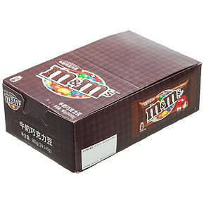 M&M's 德芙 牛奶巧克力豆 40g*24包 960g 69.9元