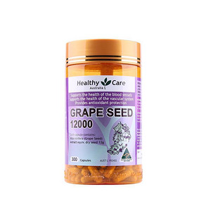 Healthy Care 葡萄籽皙颜精华胶囊  300粒+VE 面霜 50g 177.9元(159+18.9)