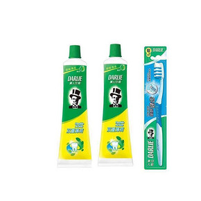 黑人 双重薄荷牙膏175g*2支+牙刷 22.9元(可199-100)