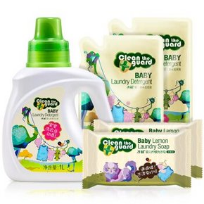 限地区# Springbuds 子初 洗衣液1L+500ml*2袋+洗衣皂150g*2块 9.9元
