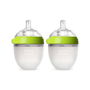 秒杀预告# 美国 Comotomo 可么多么 奶瓶 绿 150ml*2个 169元包邮