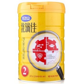 完达山 优瑞佳 较大婴儿配方奶粉2段 900g 74元