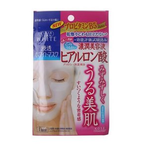 KOSE 高丝 玻尿酸美白补水面膜贴 5片x6盒+凑单品 149.3元包邮(249.3-100)
