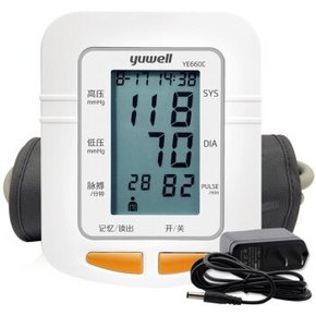 yuwell 鱼跃 YE660C 上臂式电子血压计 99元包邮
