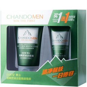 CHANDO 自然堂 男士劲爽控油洁面膏 100g+50g 25元