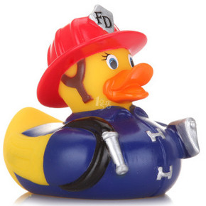 Munchkin 满趣健 超级感温鸭子洗澡玩具 消防员 19元