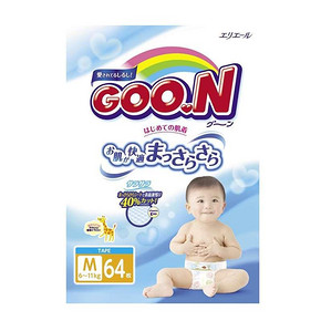 GOO.N 大王 纸尿裤中码/M64片 89元(3件包邮)