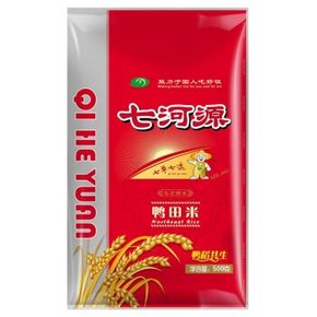 七河源 鸭田米 东北大米 500g 2.9元