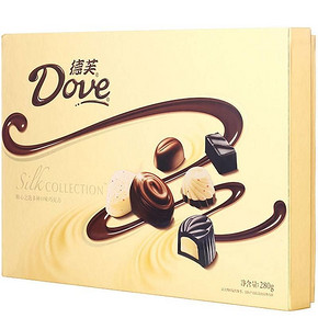 手机端：德芙 精心之选 多种口味巧克力280g+赠140g 89元包邮