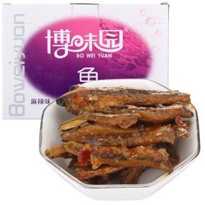 博味园 小鱼 麻辣味 15g*20包/盒 折11.4元(22.8，买2免1)