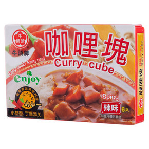 牛头牌 咖喱块 辣味 66g 3.9元