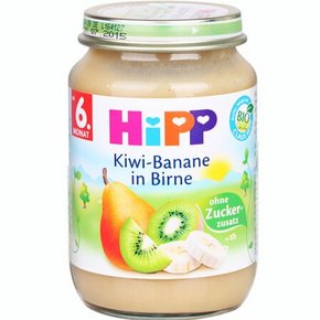 HIPP 喜宝 有机猕猴桃香蕉梨果泥 190g 折5.7元(10.9，199-100)