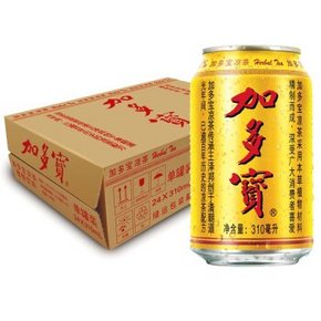 微信端# 加多宝 凉茶 310ml*24罐 54.9元