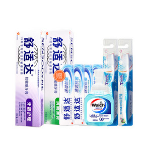 舒适达 洗漱清洁大礼包（家庭装）  54元(2件包邮)