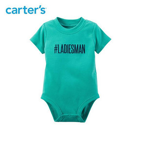 可爱宝贝# Carter's 婴儿全棉糖果色连体衣 48元包邮