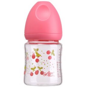 rikang 日康 RK-8032 宽口玻璃奶瓶140ml+送三层奶粉盒 19.9元