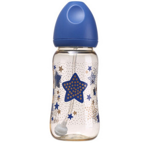 日康 PPSU宽口自动奶瓶 330ml 折19.9元(39.9元，199-100)