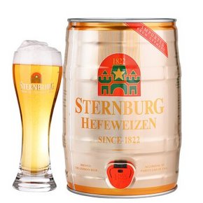 STERNBURG 斯汀伯格 小麦啤酒 5L*2桶 118元包邮(买1送1)