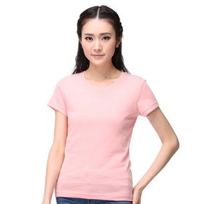 真维斯 女款圆领纯棉纯色短袖t恤 14.9元包邮(19.9-5券)