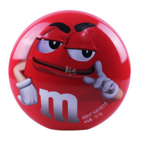快到碗里来# M&M's  牛奶巧克力豆 121.5g 折12.5元(24.9，买1送1)