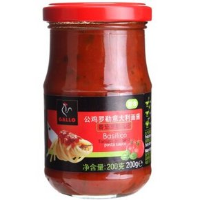 限地区# GALLO 公鸡 番茄罗勒风味 意粉酱200g 折10元(19.9，买1送1)