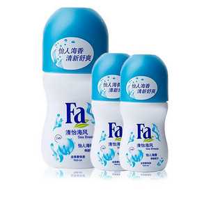 Fa 走珠香体液 清怡海风 50ml+清怡海风25ml*2瓶 22.5元