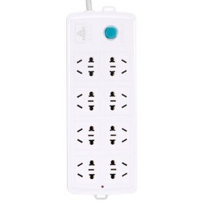 XINSAST ZK16-E1 8位3米插座 白色 19.9元