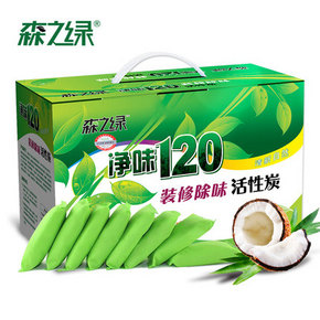 森之绿 除甲醛去味椰壳活性炭 1200g 7元包邮(27-20券)